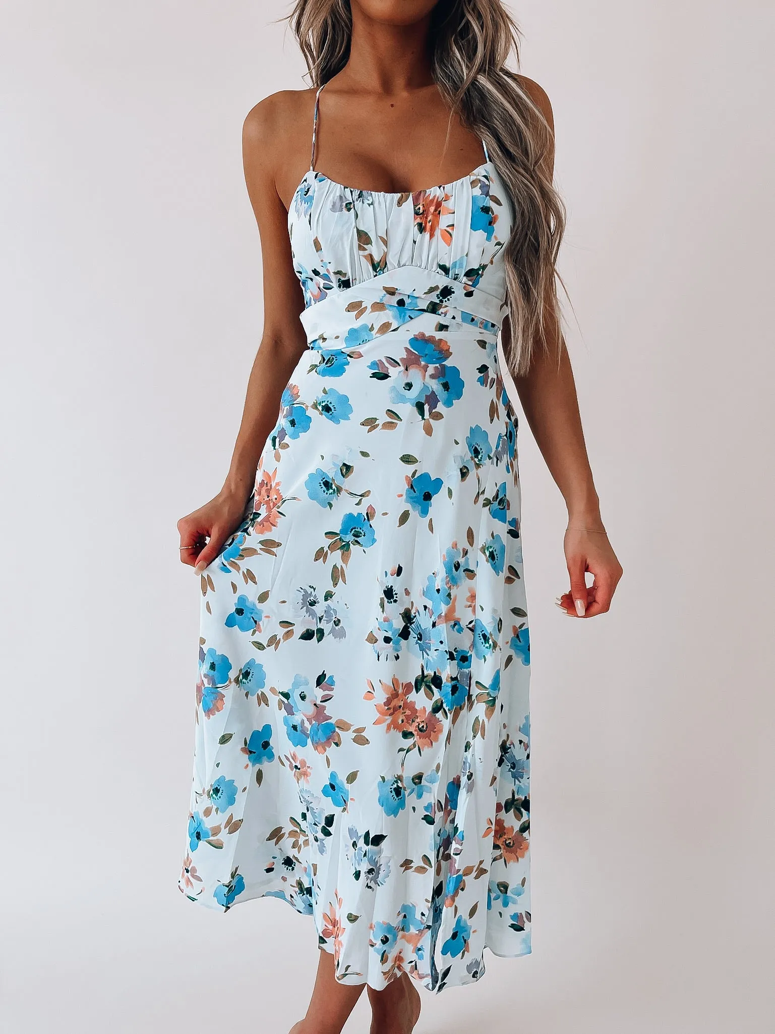 Eloise Floral Midi Dress