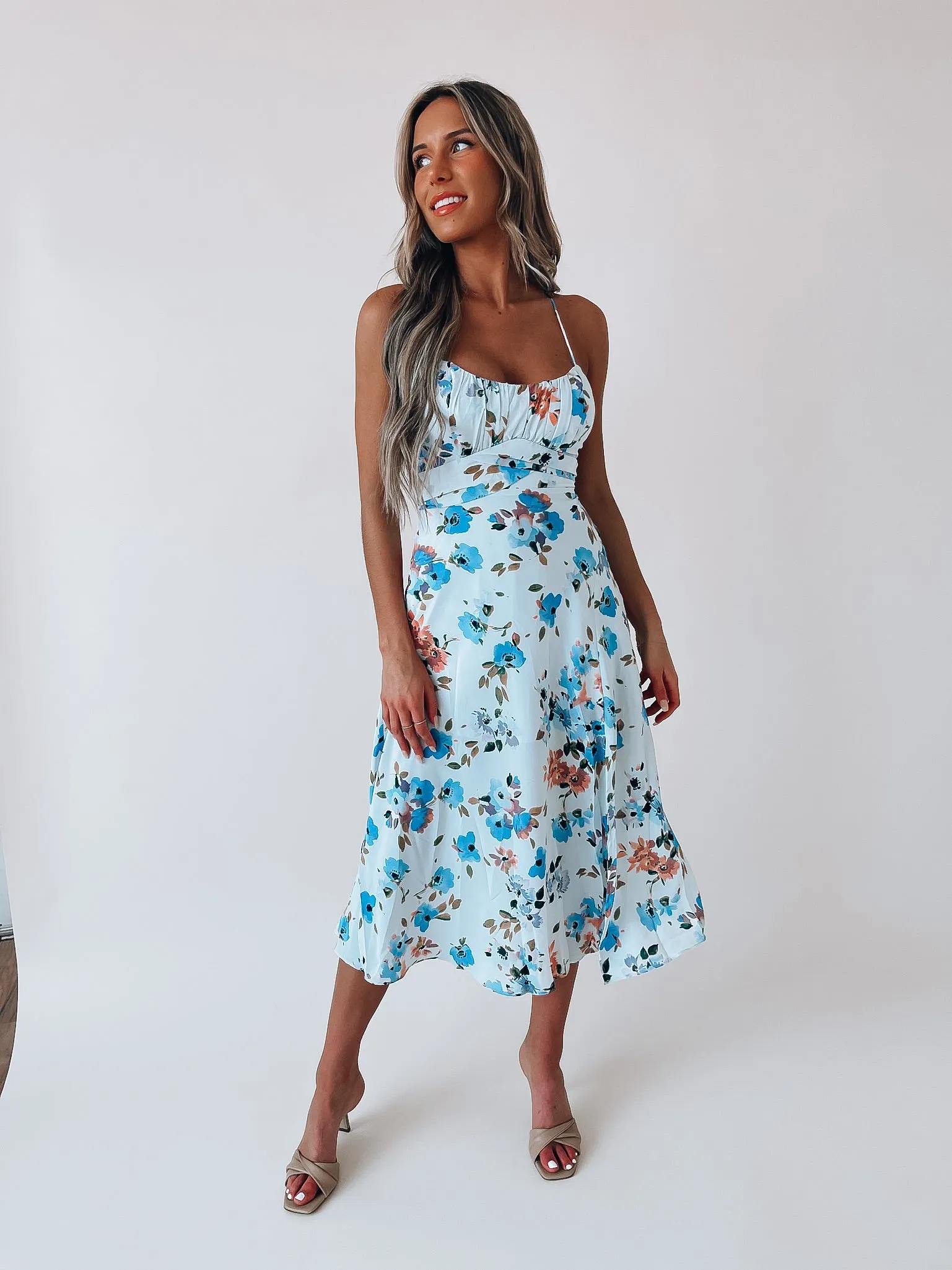Eloise Floral Midi Dress