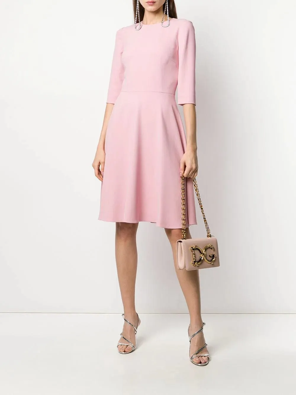Flared Midi Dress