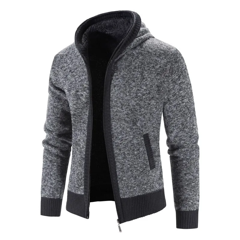 Fleece Cardigan Sweater | Fleece Hooded Cardigan | Fleece Cardigan