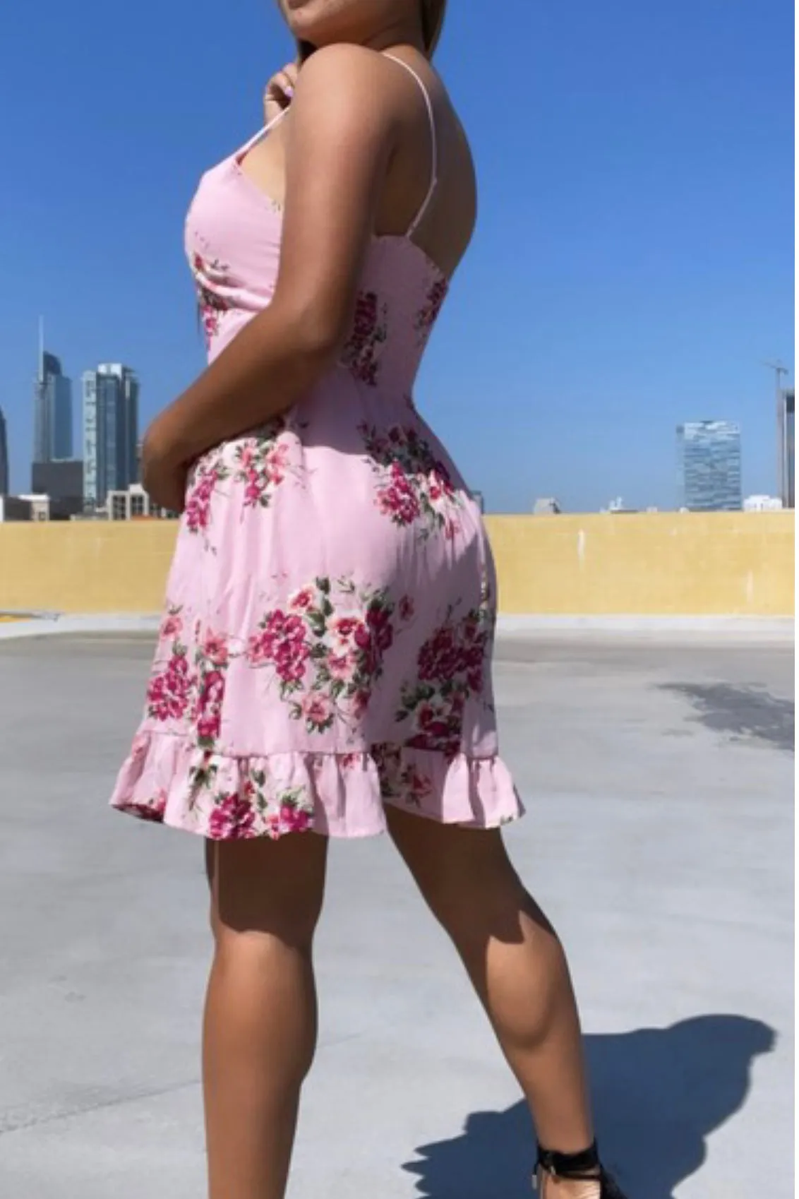 FLORAL CAMI DRESS