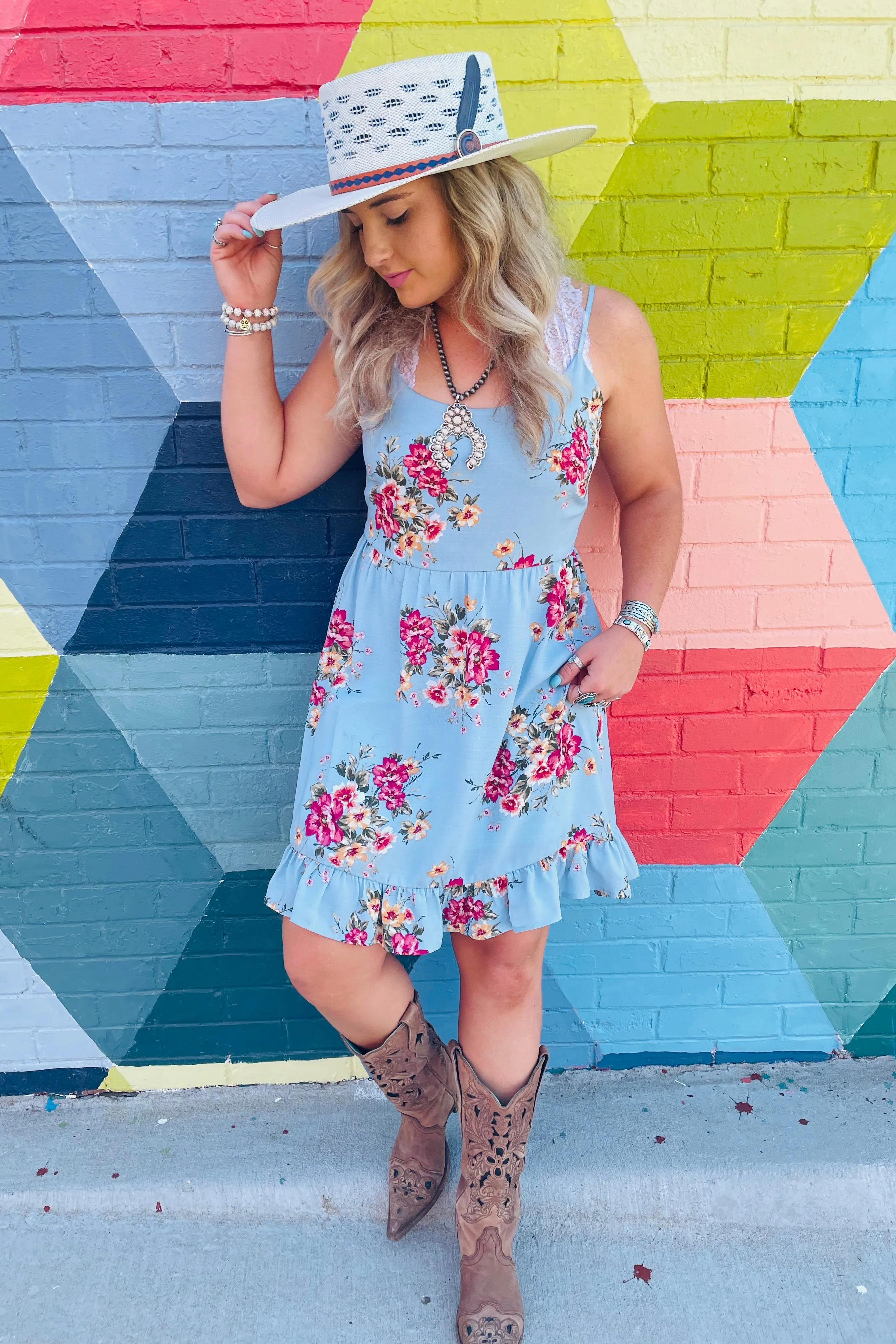 FLORAL CAMI DRESS
