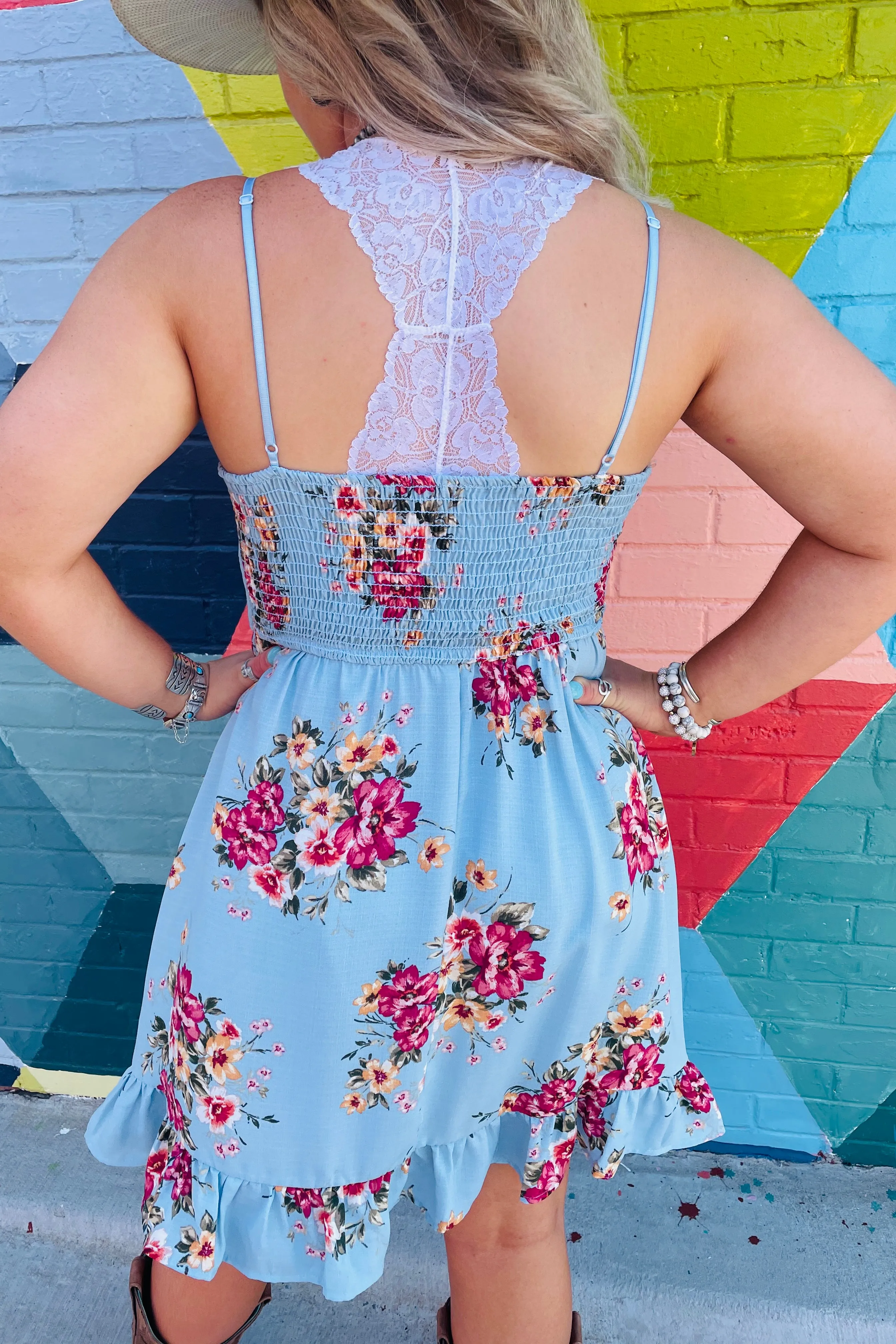 FLORAL CAMI DRESS
