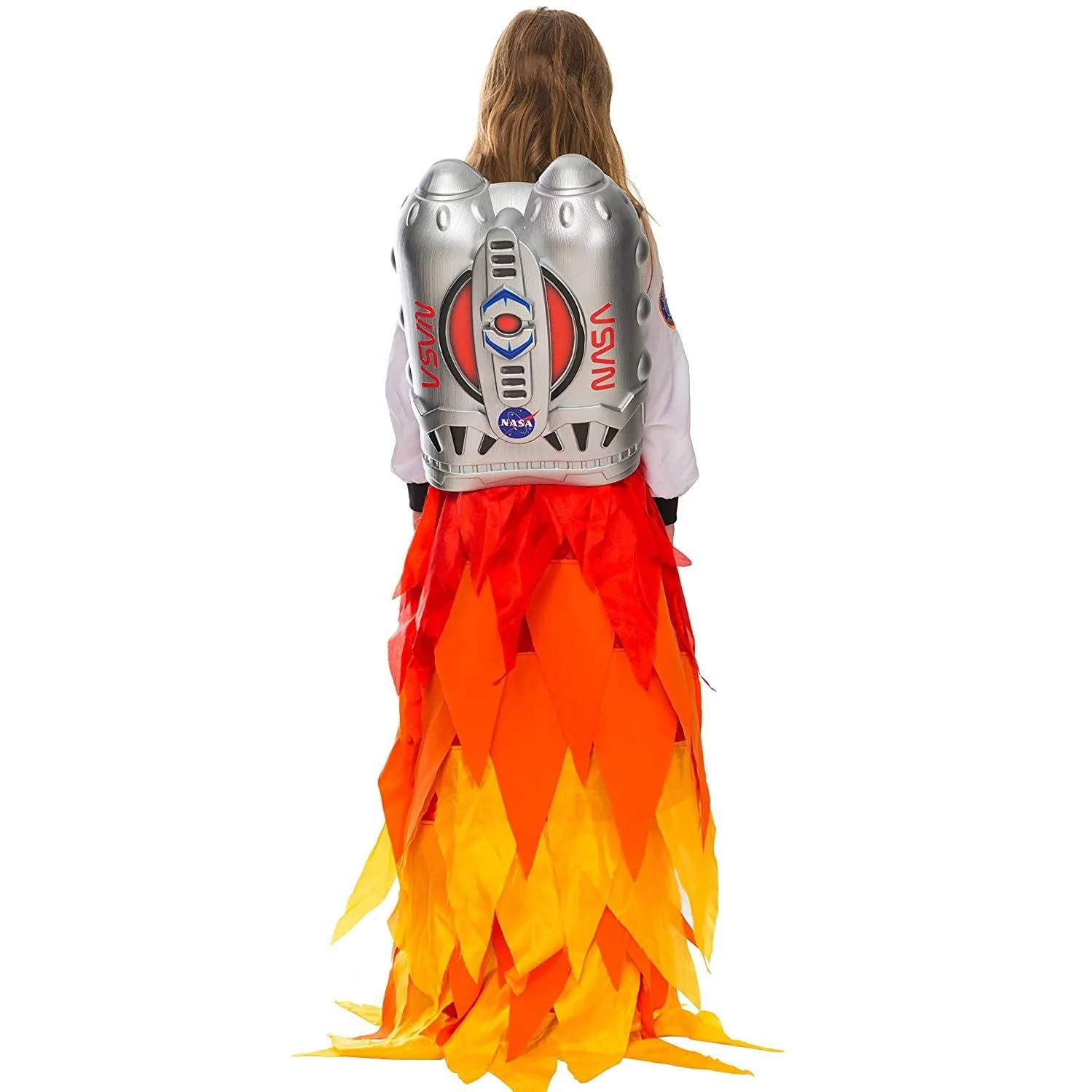 Flying Astronaut Suit with Flame Pants Jet Pack for Cosplay- Child