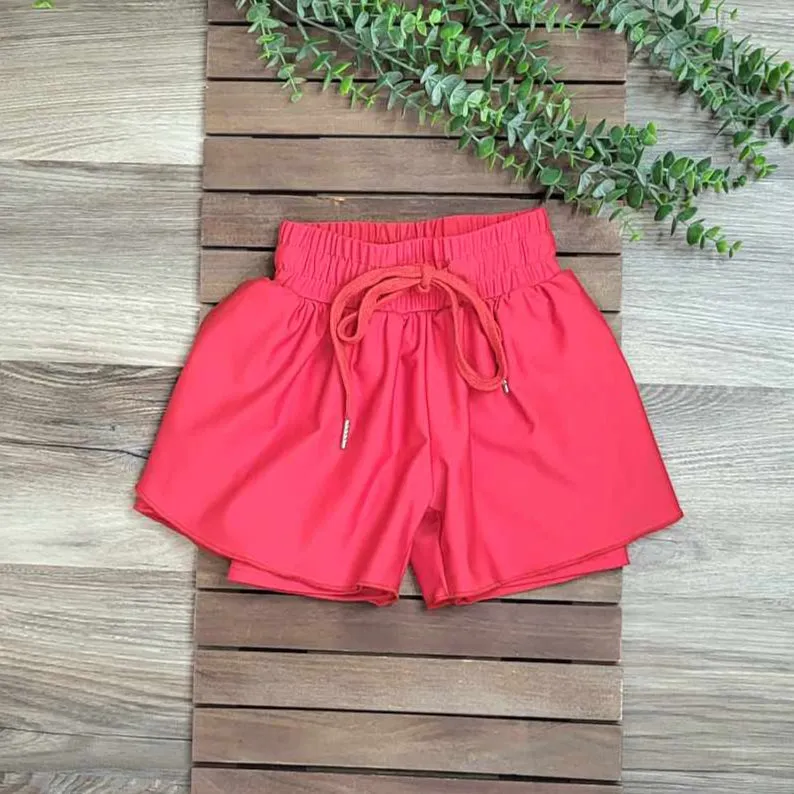Girls Butterfly Athletic Shorts (multiple color options)