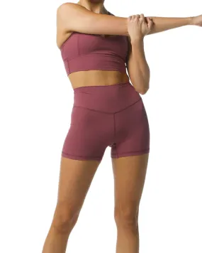 Hi-Rise Shorts Merlot
