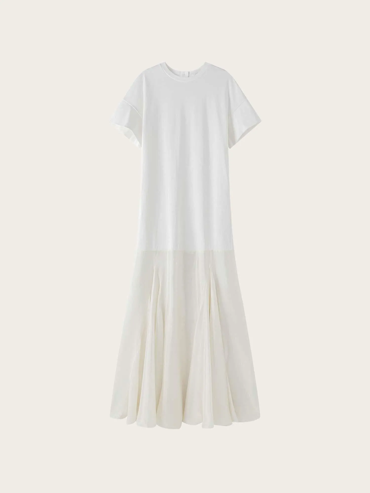 Irene Oversized Flared Dress - Ivory
