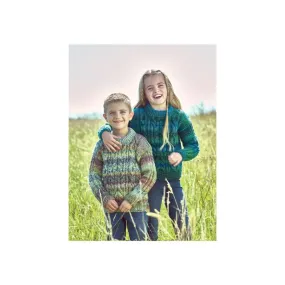 James C Brett Kids Chunky Knitting Pattern JB801