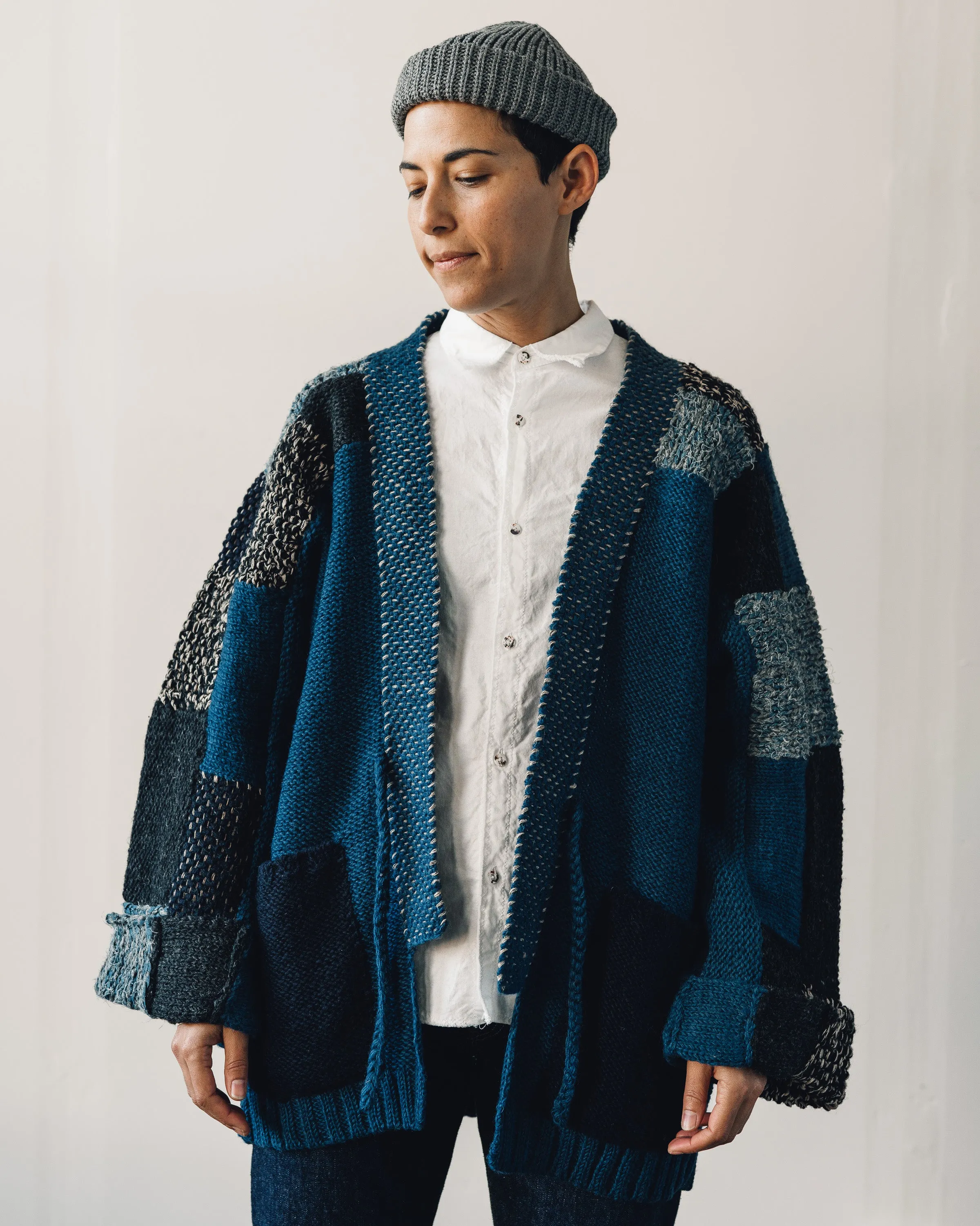 Kapital Tugihagi Kakashi Cardigan, Navy