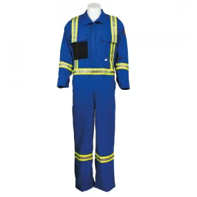 KELTEK 7983s Nomex Premium Coverall - HRC 1, ATPV 5.7 cal/cm², NOMEX® IIIA, 3M Reflective, Flame Resistant, Durable, High Visibility | Sizes 36-66