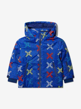 KENZO Boys Cross Logo Ski Jacket