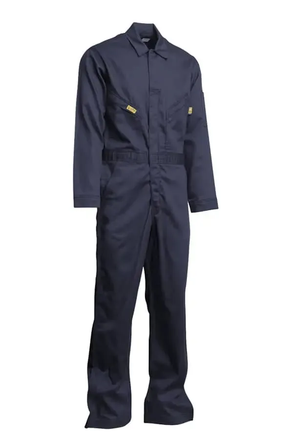 LAPCO - ALPHA LOGO -  FR Deluxe Coveralls 88/12 Blend 6oz, Navy