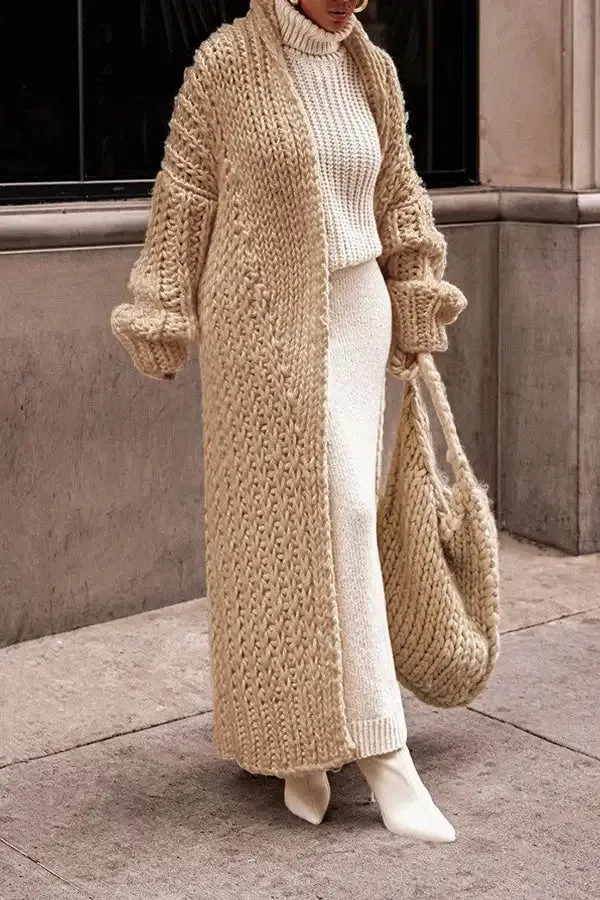 Loose Knitted Vintage Cardigan