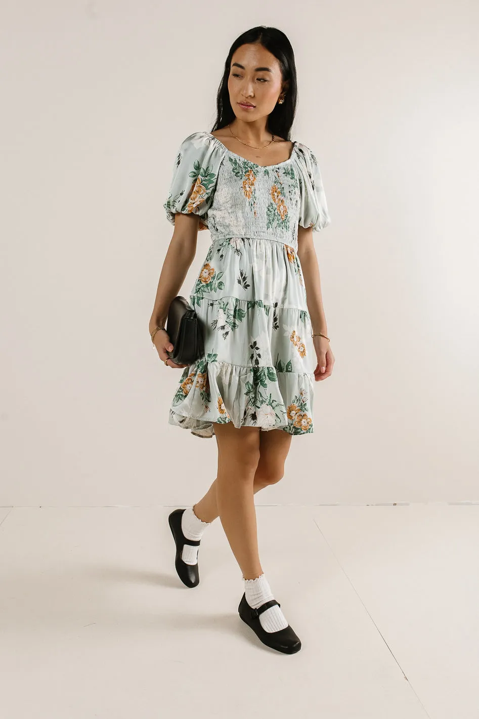 Mariko Smocked Floral Dress - FINAL SALE