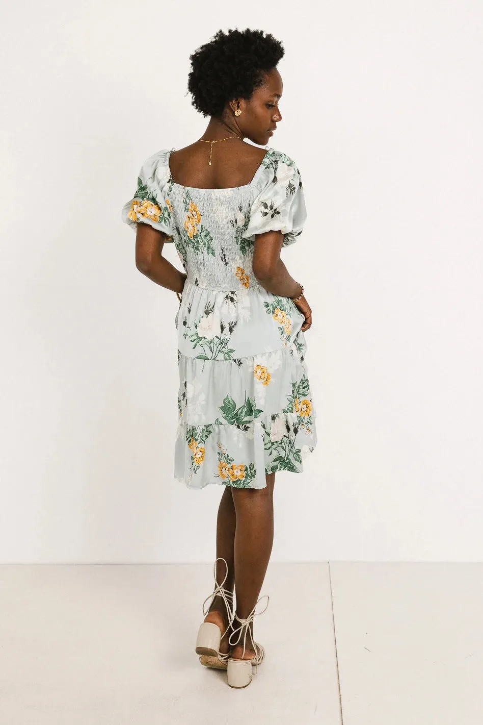 Mariko Smocked Floral Dress - FINAL SALE