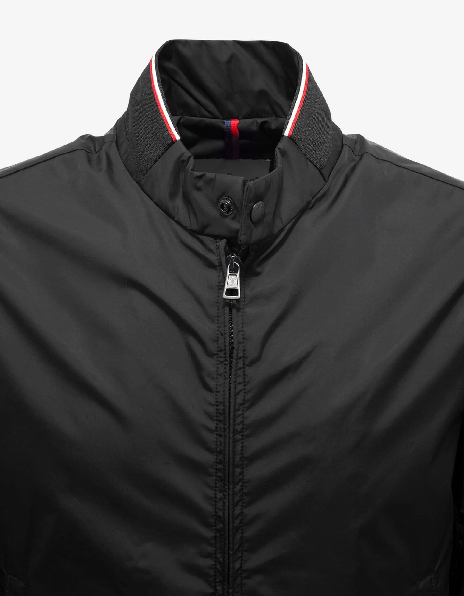 Moncler Reppe Black Nylon Rain Jacket