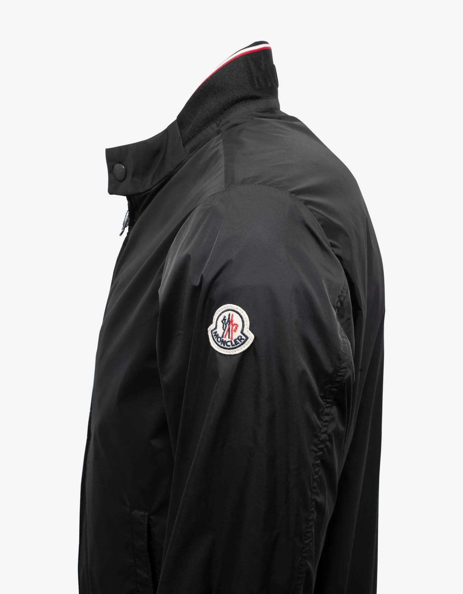 Moncler Reppe Black Nylon Rain Jacket