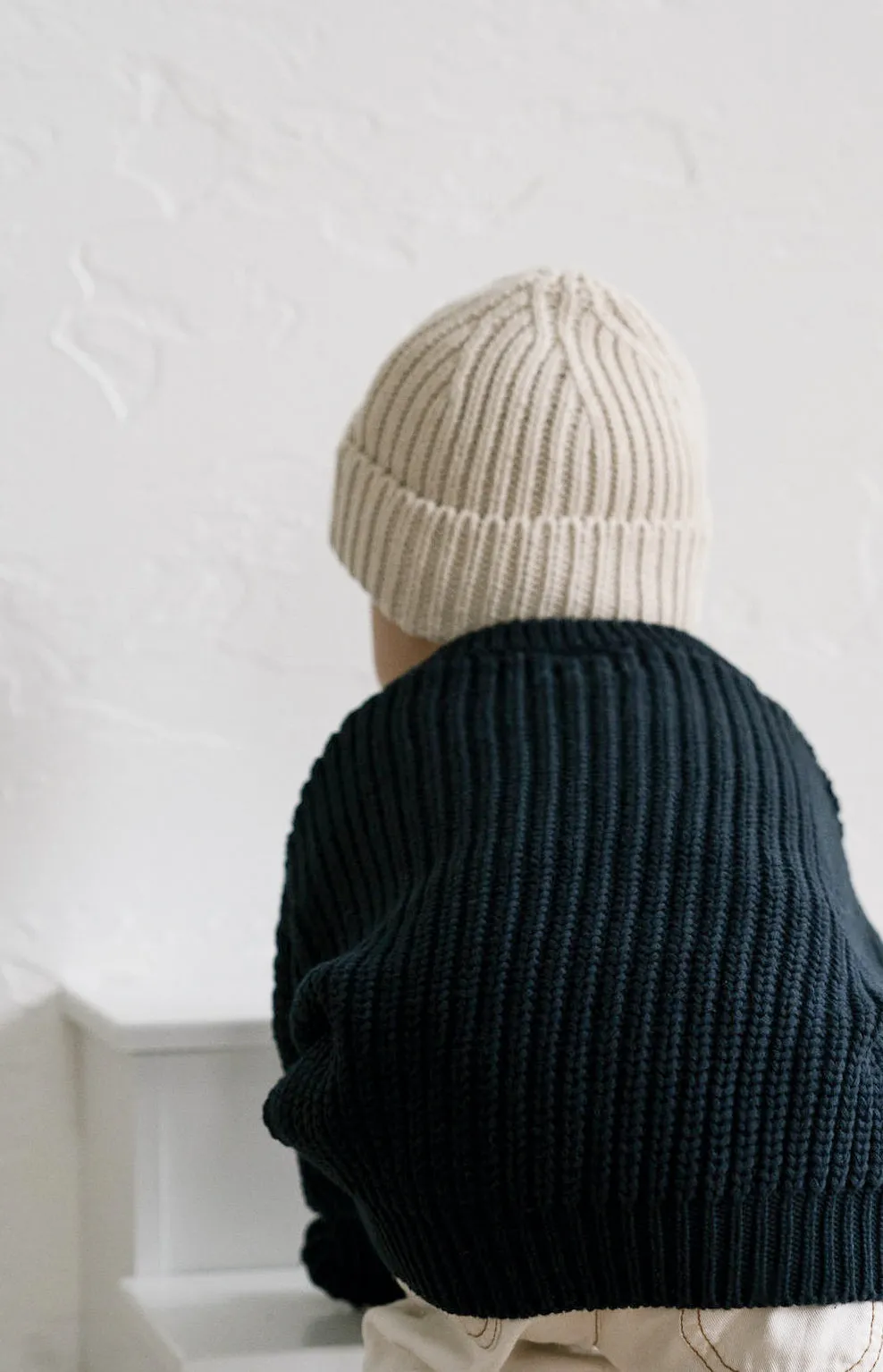 ‘Navy’ Chunky Knit Sweater