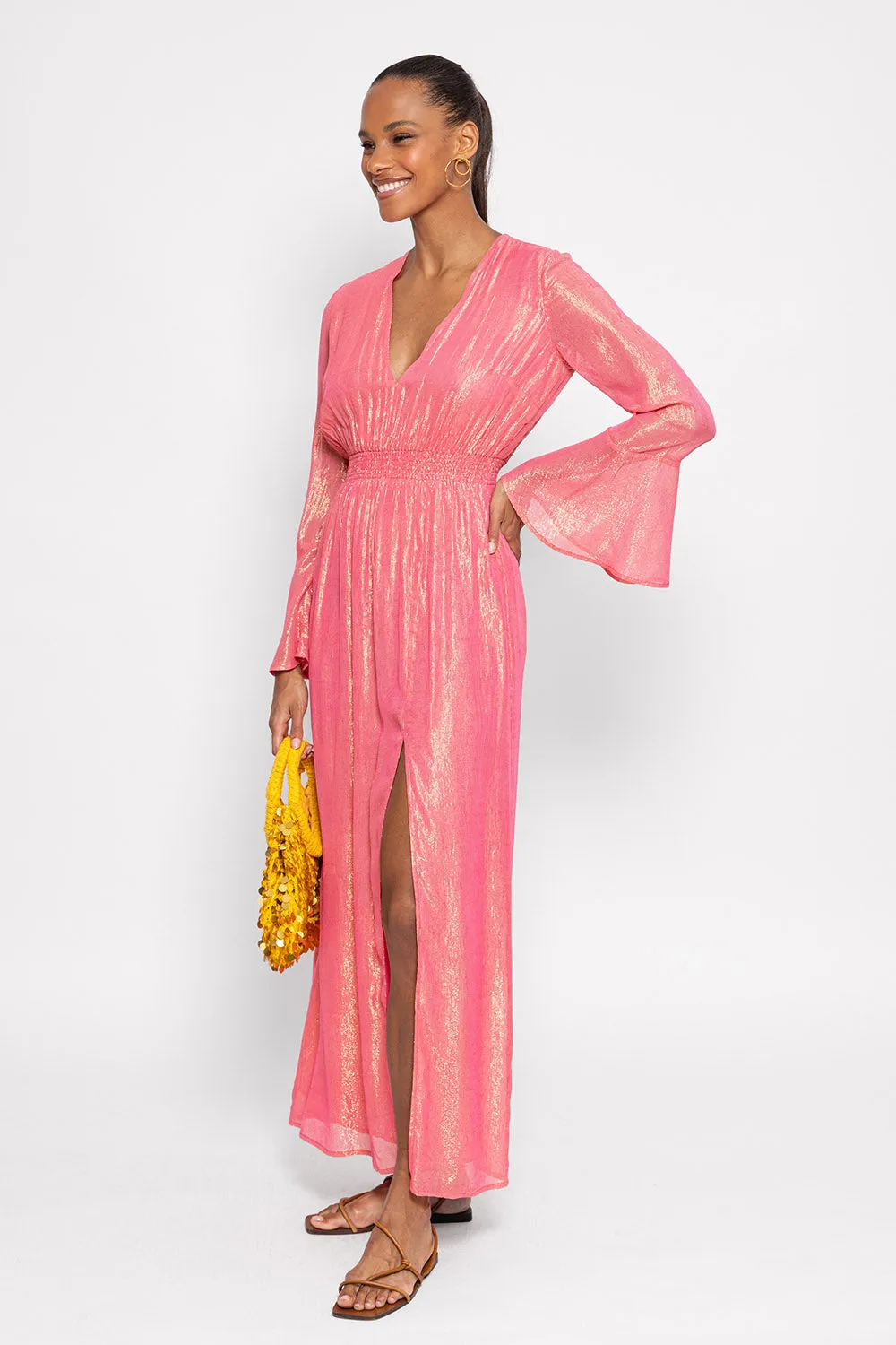 NOLA LONG DRESS GRENADINE