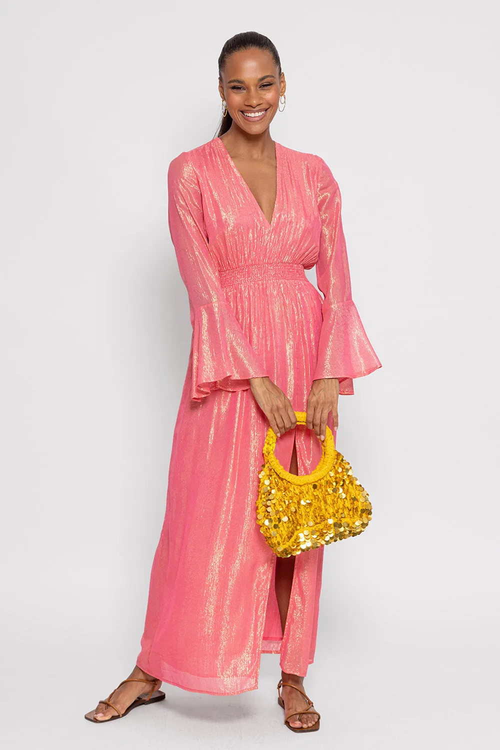 NOLA LONG DRESS GRENADINE