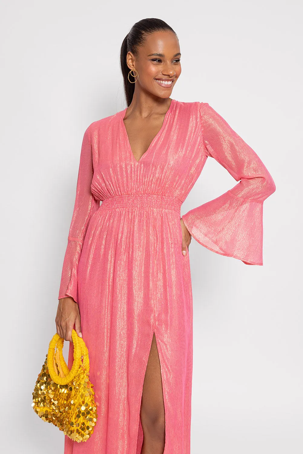 NOLA LONG DRESS GRENADINE