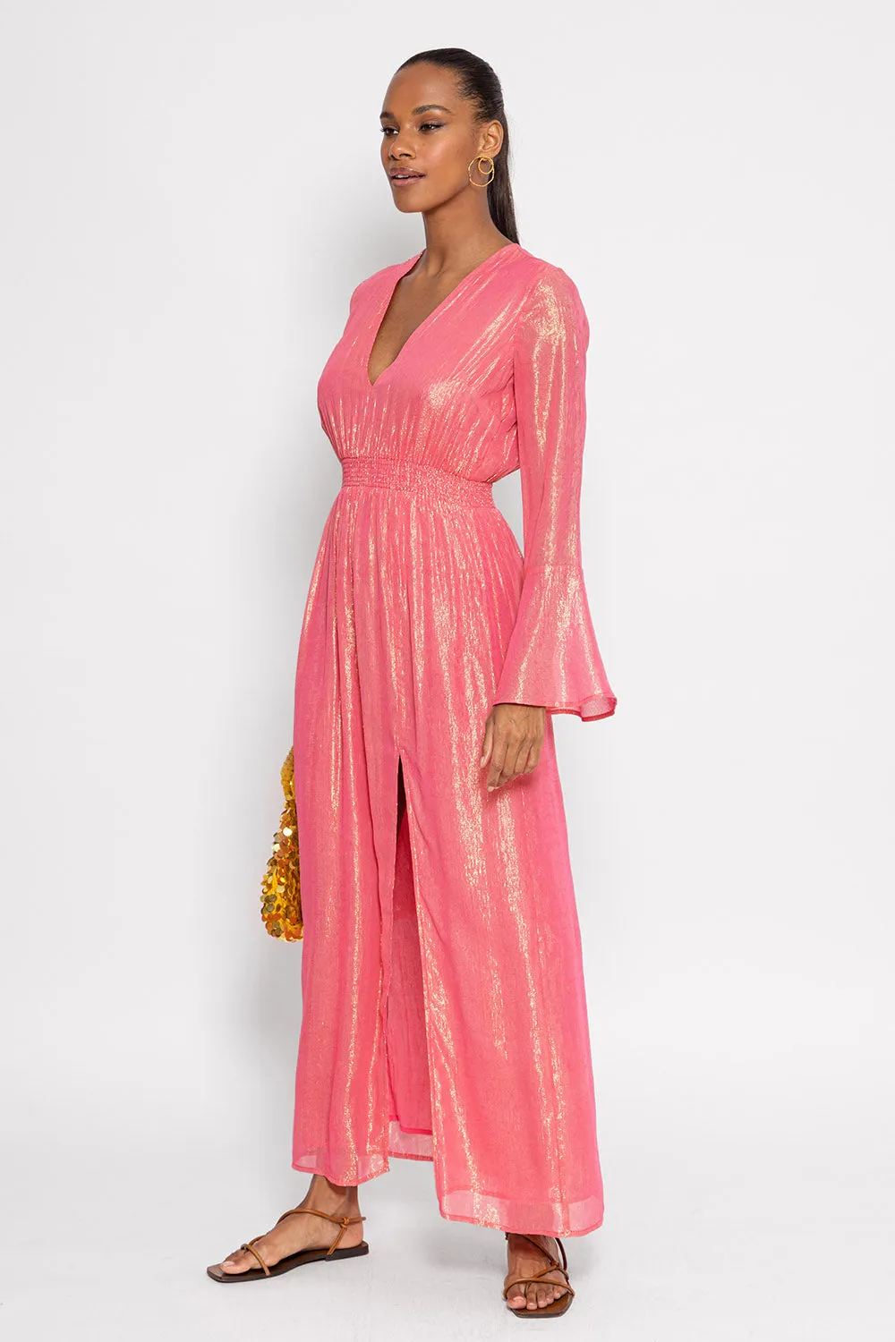 NOLA LONG DRESS GRENADINE