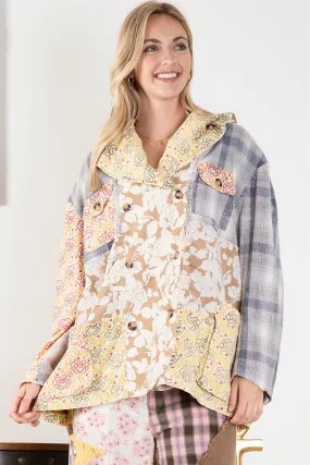 Patchwork Detail Jacket #445