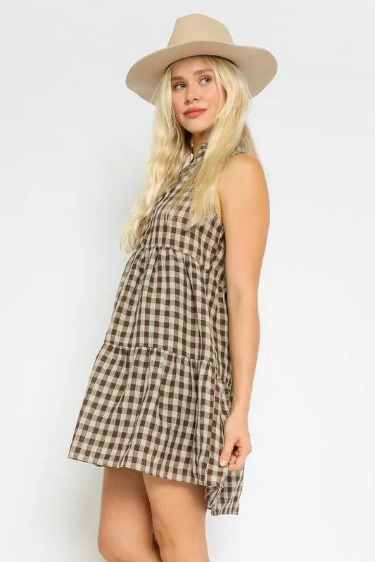 Playa Plaid Dress