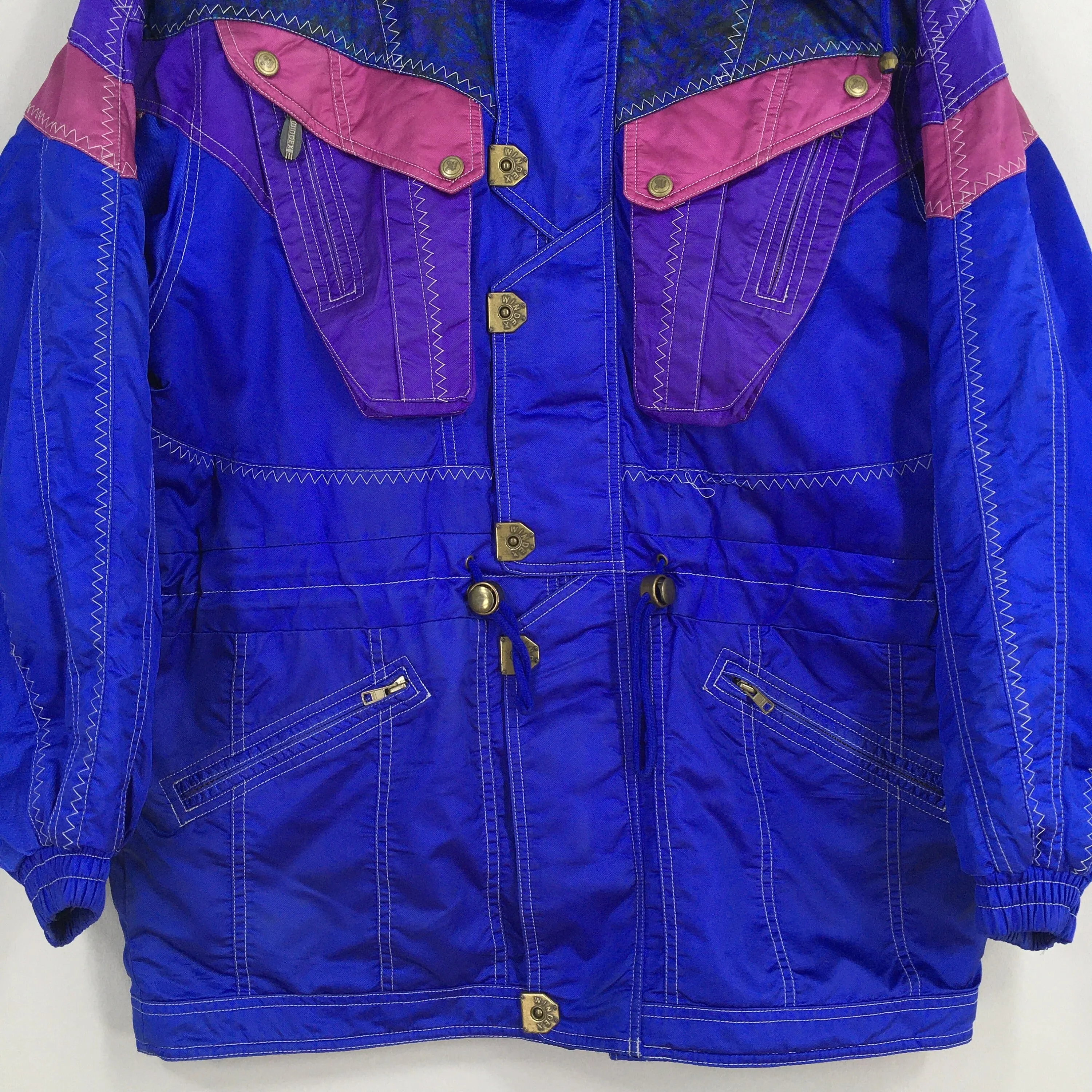 Retro Windex Ski Suit Hoodie Jacket Large