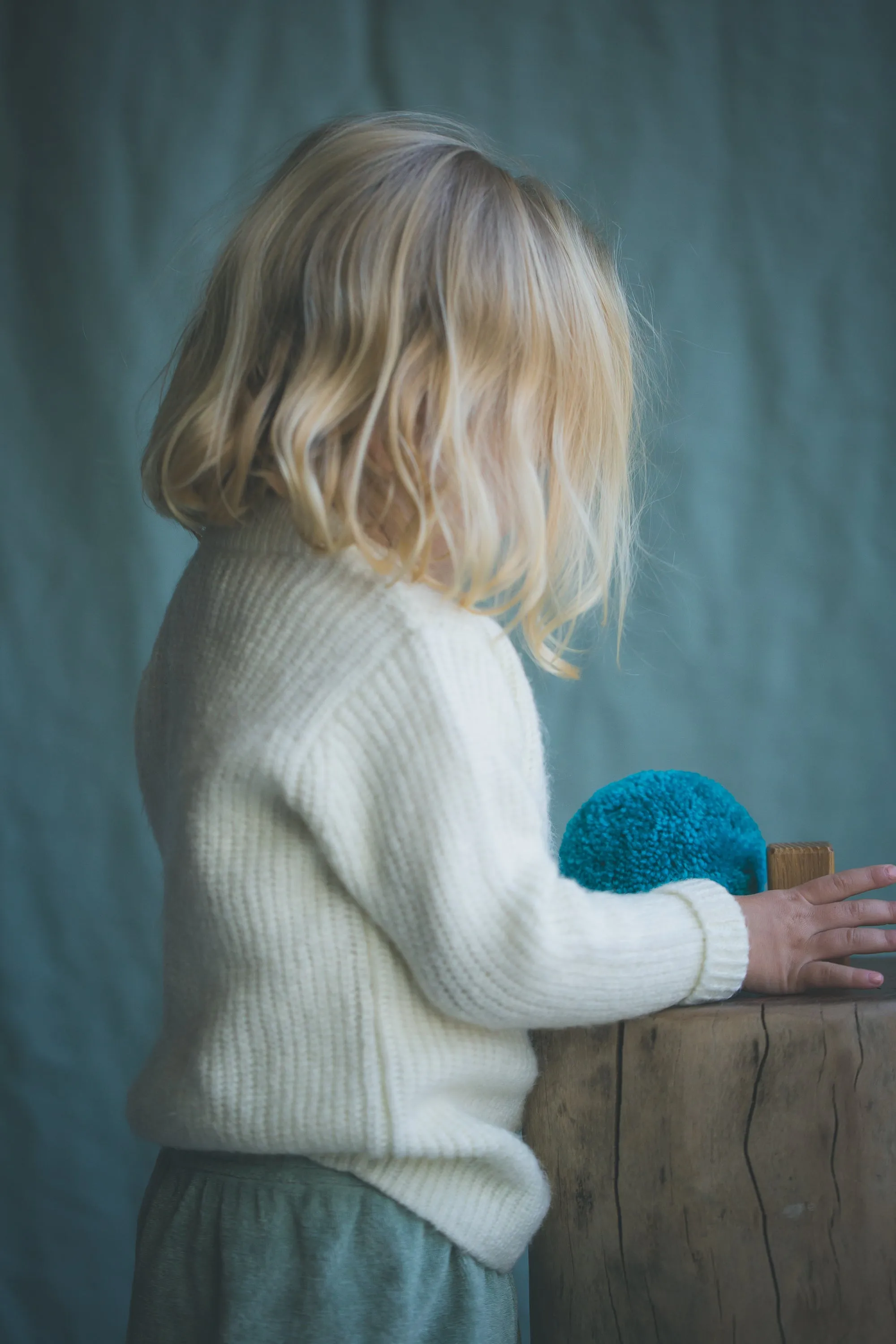 Riley Baby Sweater - Whisper