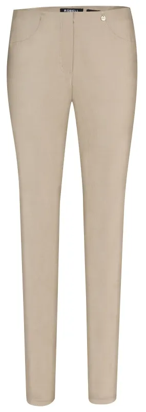 Robell 51559 Bella Regular 78cm Trouser - Beige (17)