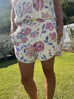 Romance Me quilted shorts