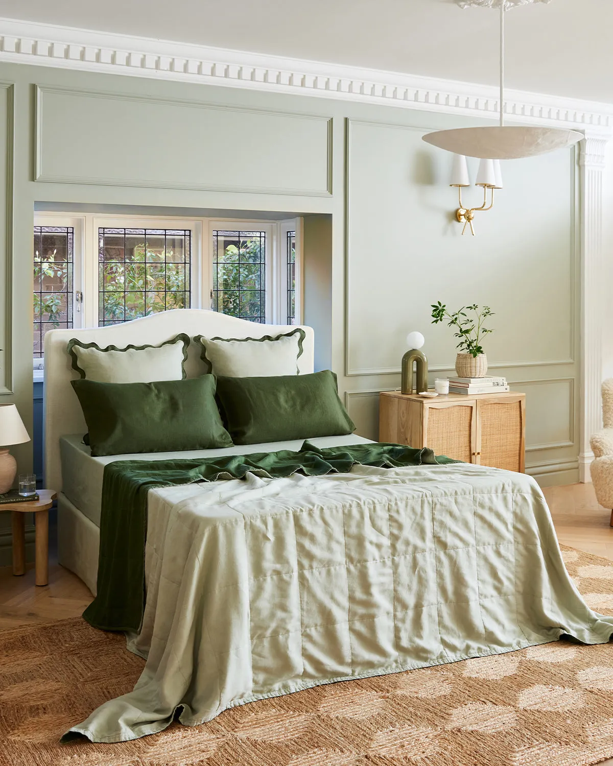 Sage & Olive Two-Tone Quilt
