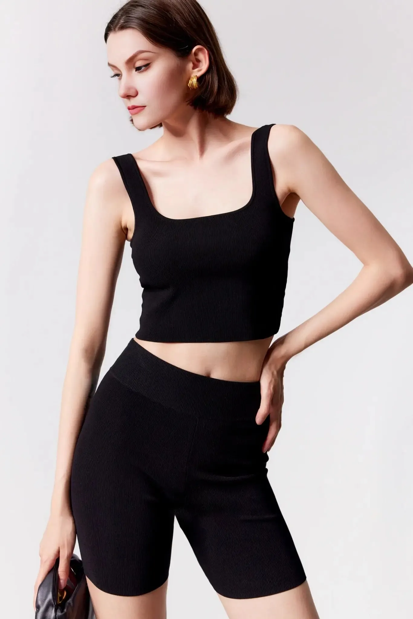 Silk Blend  Athletic Legging Cycling Shorts