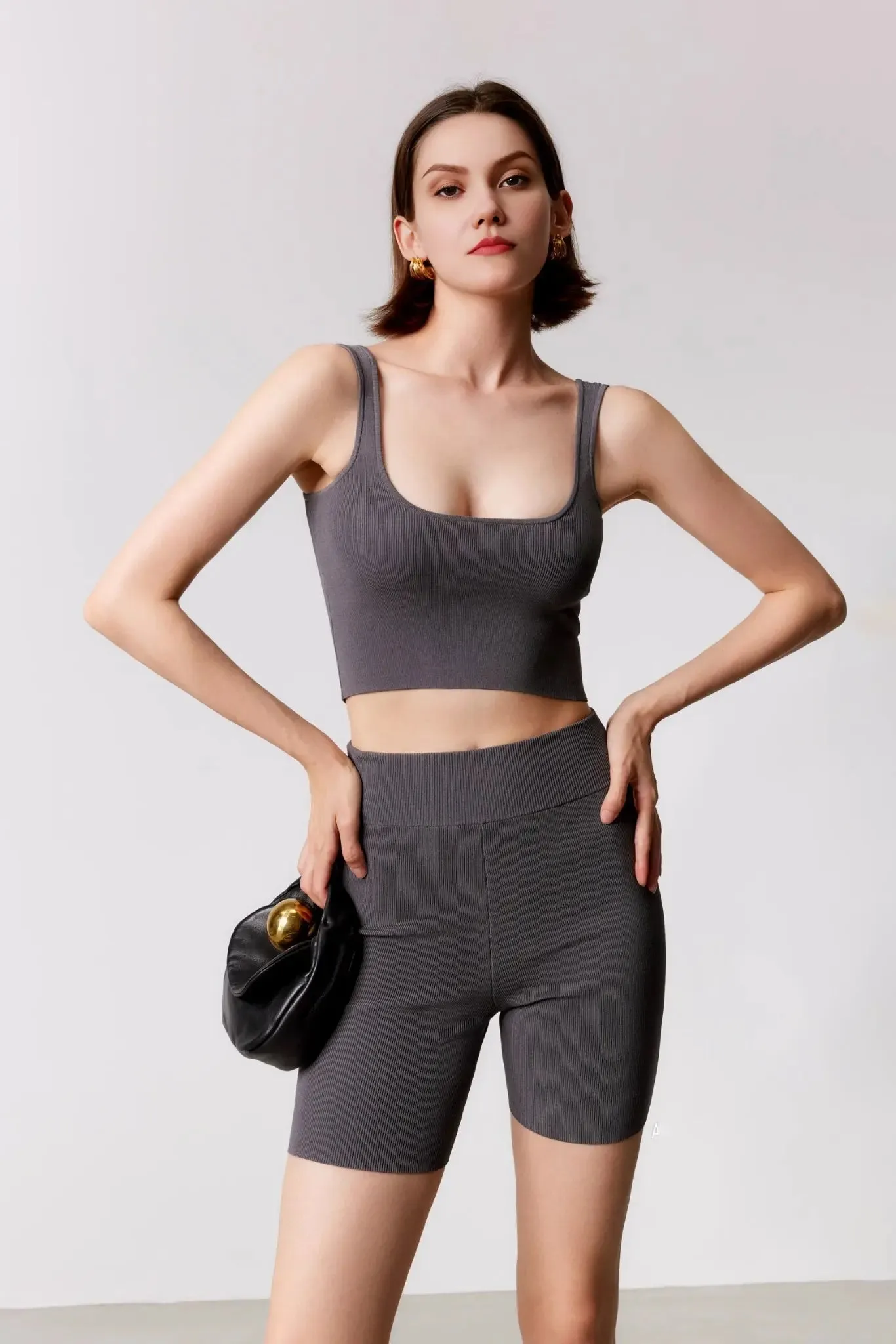 Silk Blend  Athletic Legging Cycling Shorts