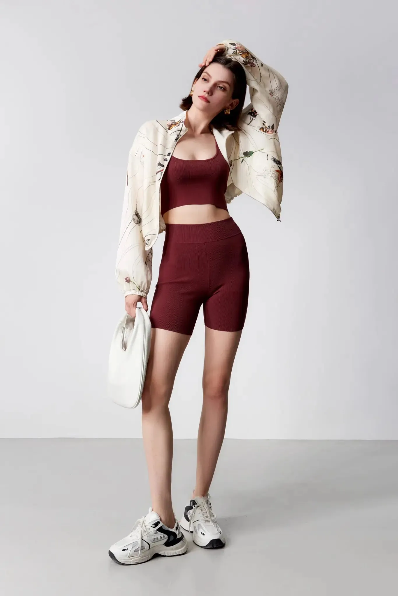 Silk Blend  Athletic Legging Cycling Shorts