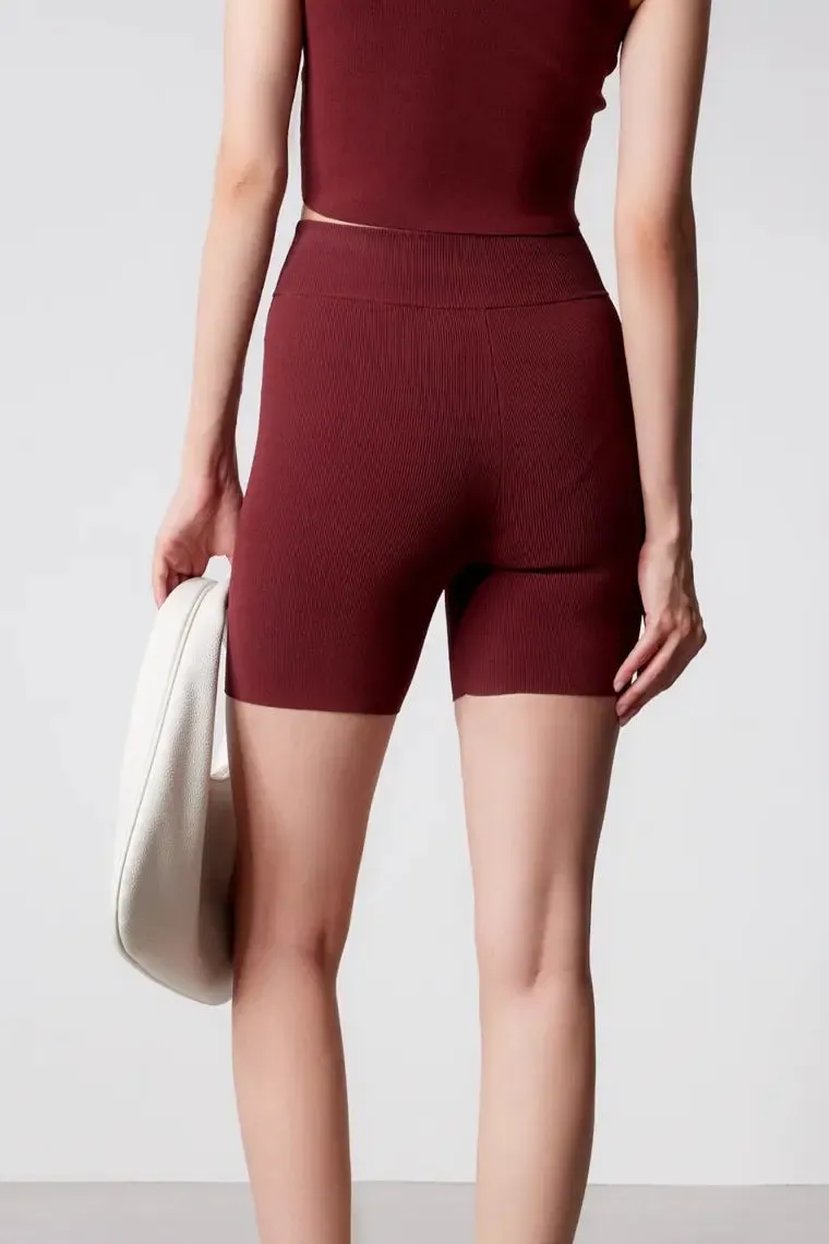 Silk Blend  Athletic Legging Cycling Shorts