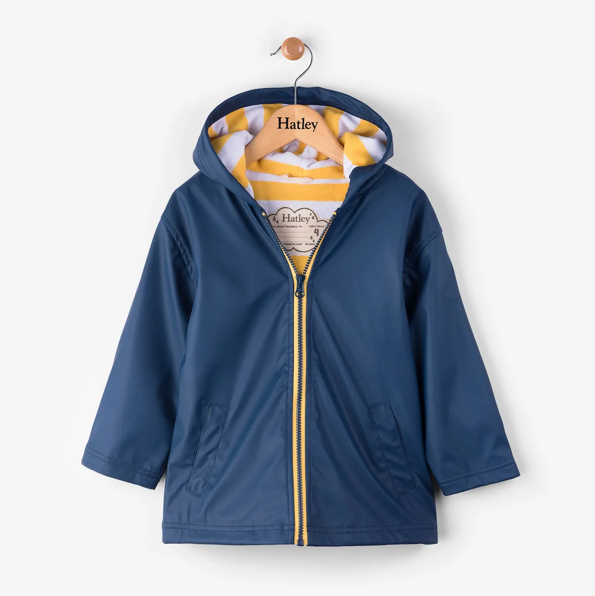 Splash Jacket | Navy & Yellow