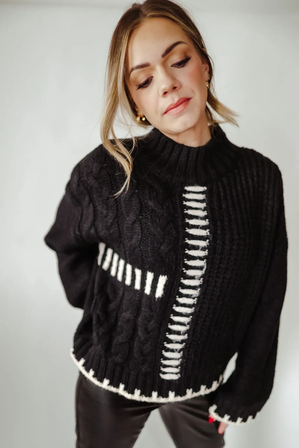 Stitches Sweater *S LEFT*