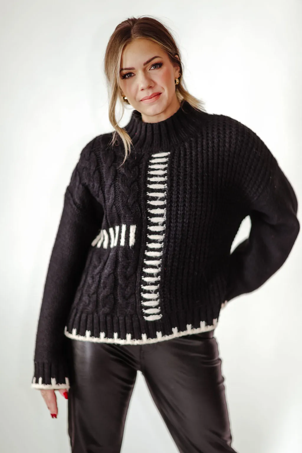 Stitches Sweater *S LEFT*