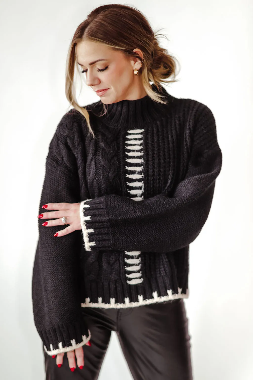 Stitches Sweater *S LEFT*