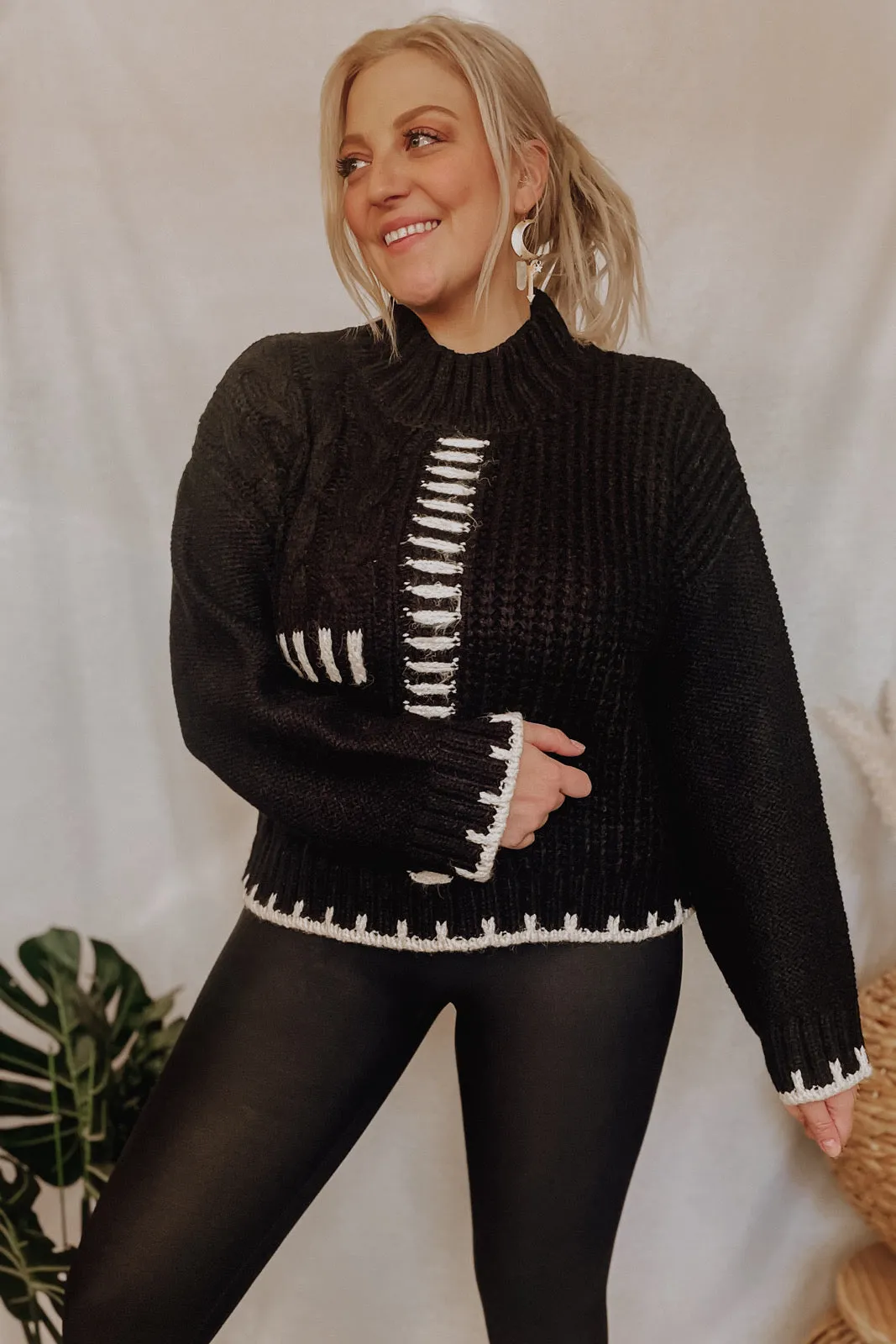 Stitches Sweater *S LEFT*