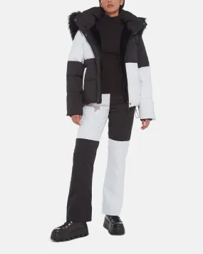 Suki Colorblocked Blanc & Noir