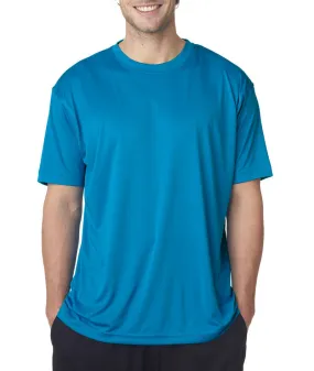 ultraclub(R) men's cool & dry sport performance interlock tee - sapphire (4xl)