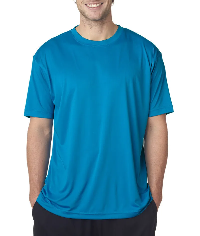 ultraclub(R) men's cool & dry sport performance interlock tee - sapphire (5xl)