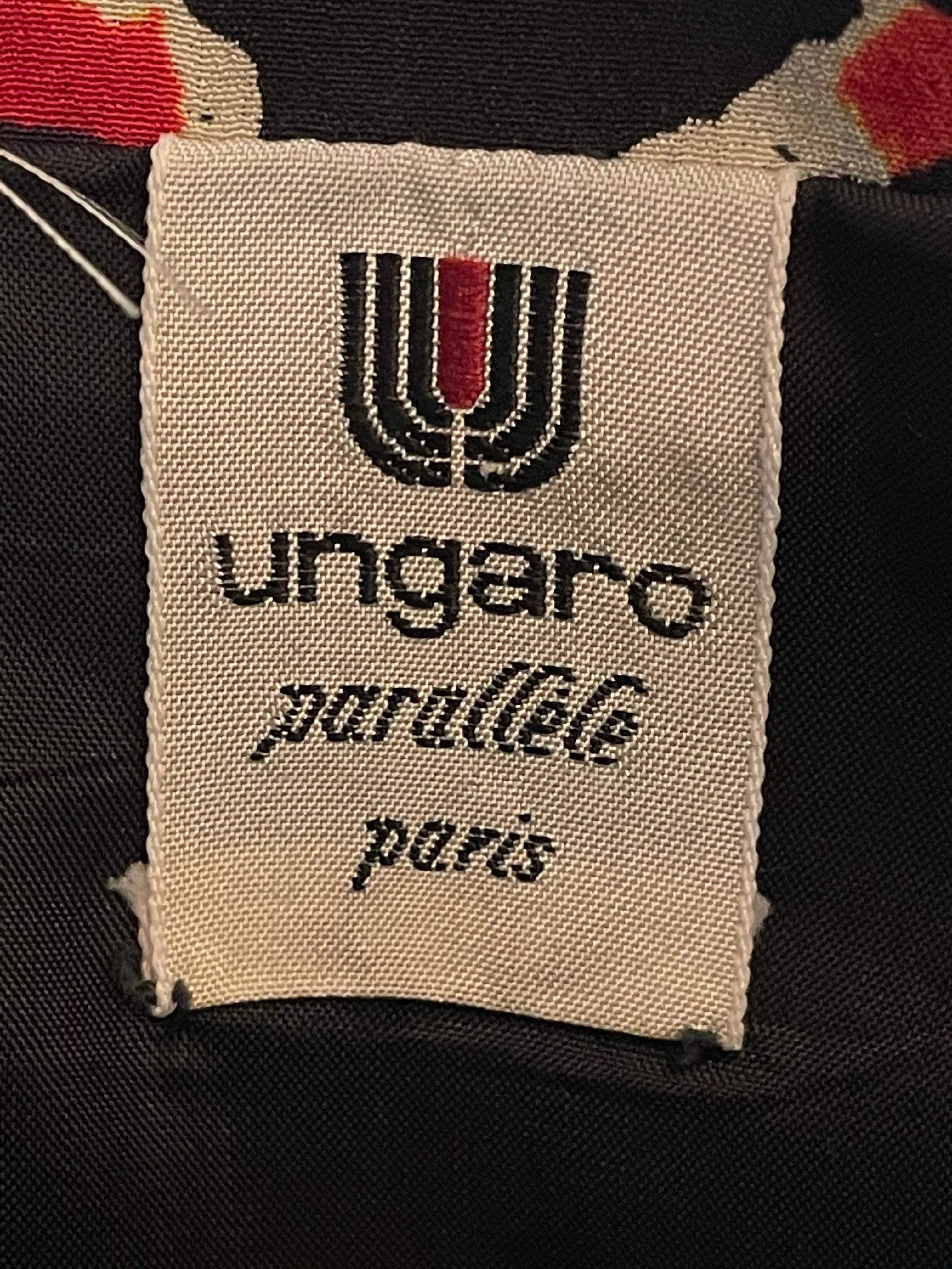 Ungaro Strapless Silk Dress