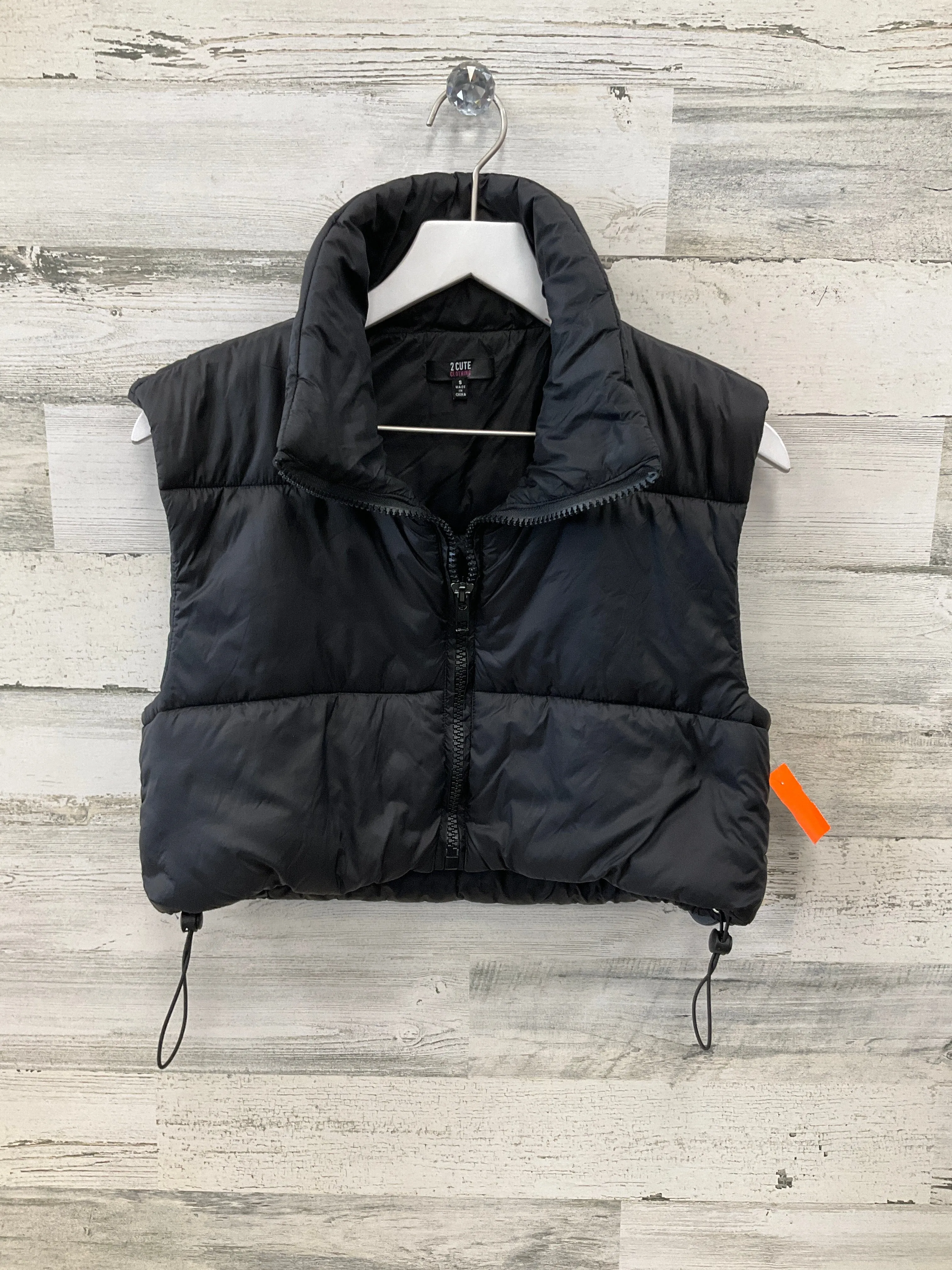 Vest Puffer & Quilted By Clothes Mentor In Black, Size: S