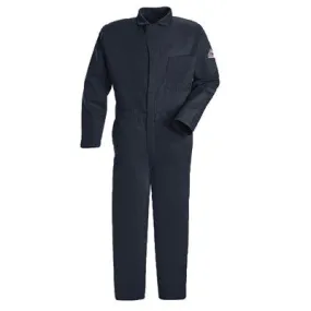 VF Imagewear Bulwark 60" Regular Navy 9 Ounce Cotton Flame Resistant Classic Coverall With Concealed 2-Way Front Zipper Closure And 2 patch Hip Pockets, Chest Pocket