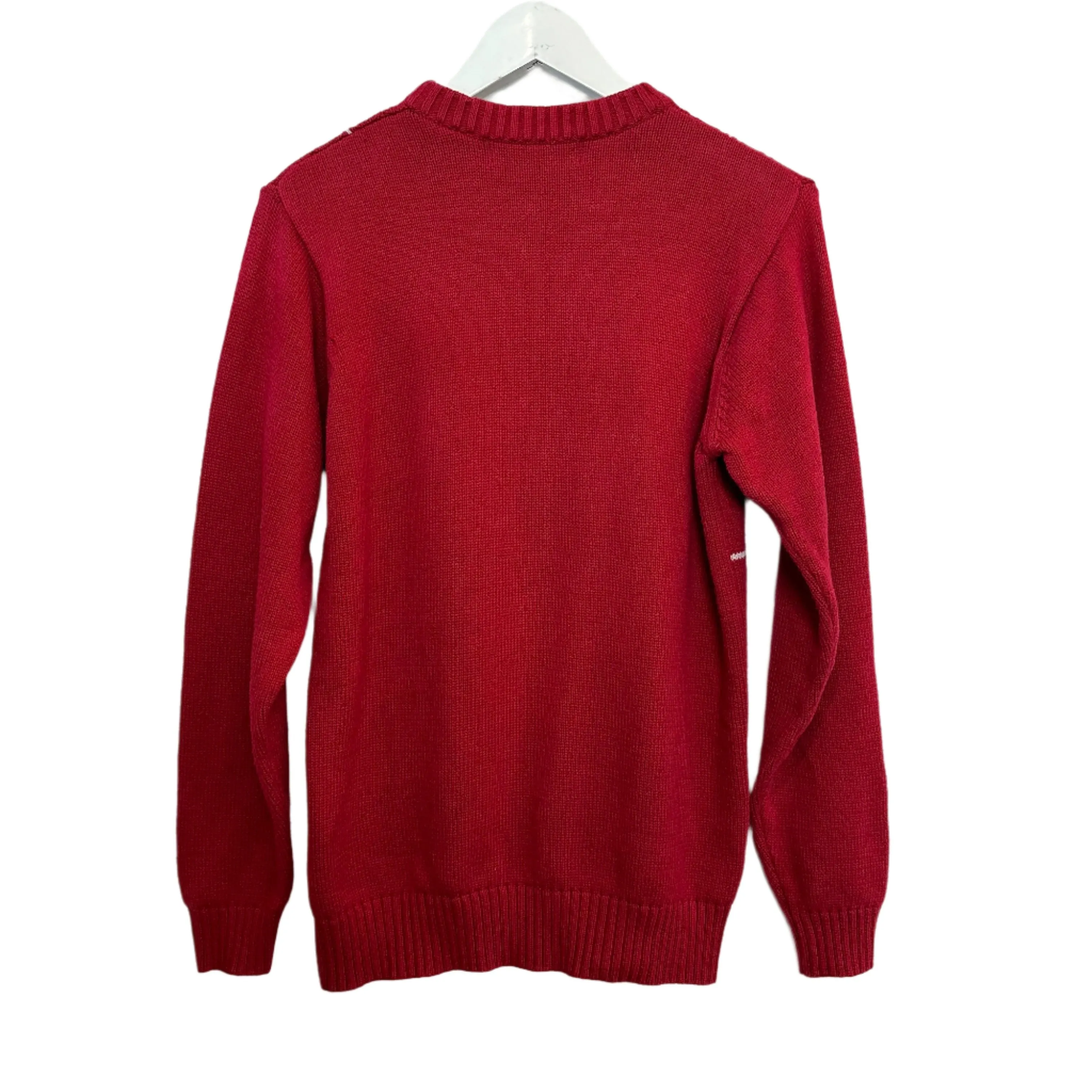Vintage Oscar De La Renta Crewneck Sweater Chunky Knit Grandpa Cotton Medium