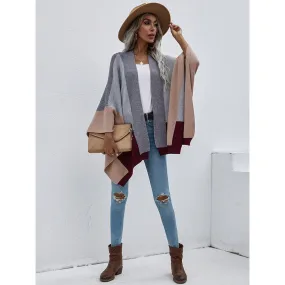 Vintage Patchwork Poncho Cardigan